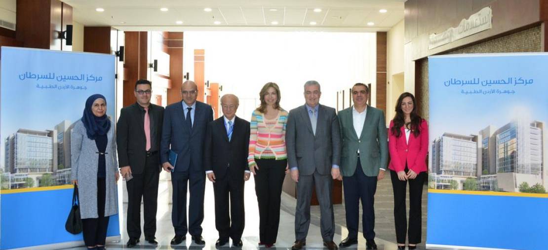 IAEA Director General Visits King Hussein Cancer Center