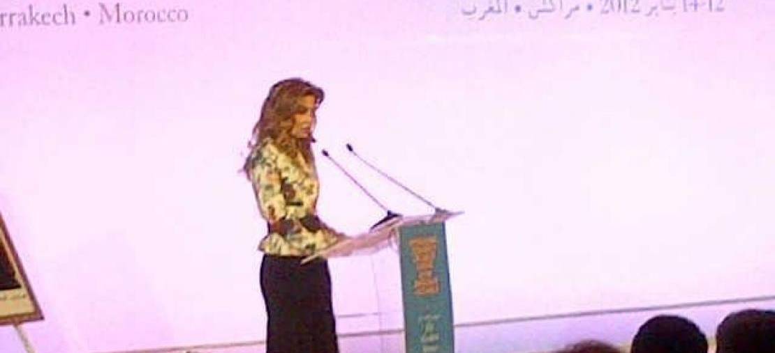 صاحبة السمو الملكي الأميرة غيداء طلال توقع اتفاقية شراكة/ توأمة مع جمعية للا سلمى لمحاربة داء السرطان في المغرب