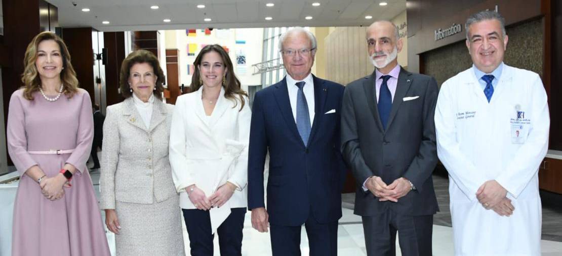 Swedish King and Queen Visit King Hussein Cancer Center