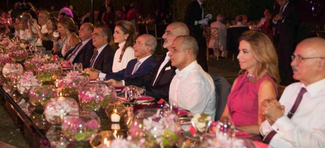 مندوبة عن جلالة الملك عبدالله الثاني المعظم، حضرت جلالة الملكة رانيا العبدالله المعظمة حفل الخير 2017